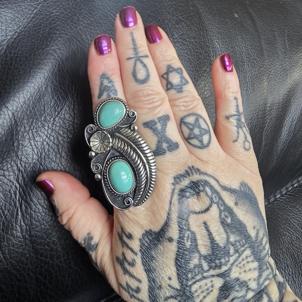 Discontinued! Evil Pawn Jewelry Aishen Ring In Varacisite.